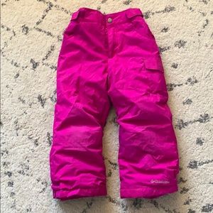 Columbia girl’s snow pants